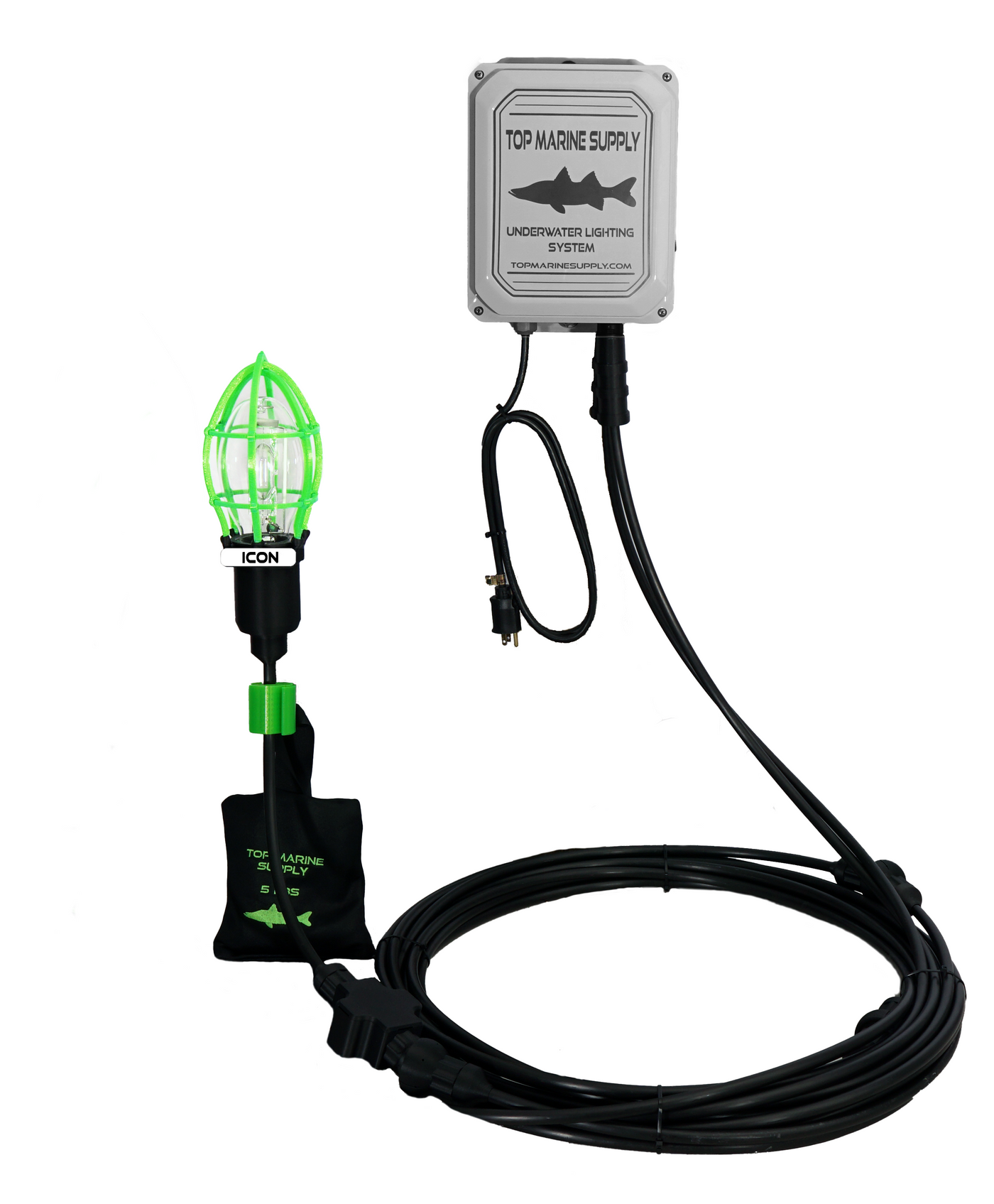 Icon 175 Watt Underwater Dock Light - Single Bulb